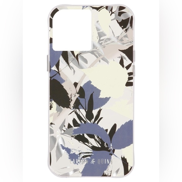 NWT CARSON & QUINN - Blue Leaves Case (iPhone 12 Pro Max) - Picture 1 of 7